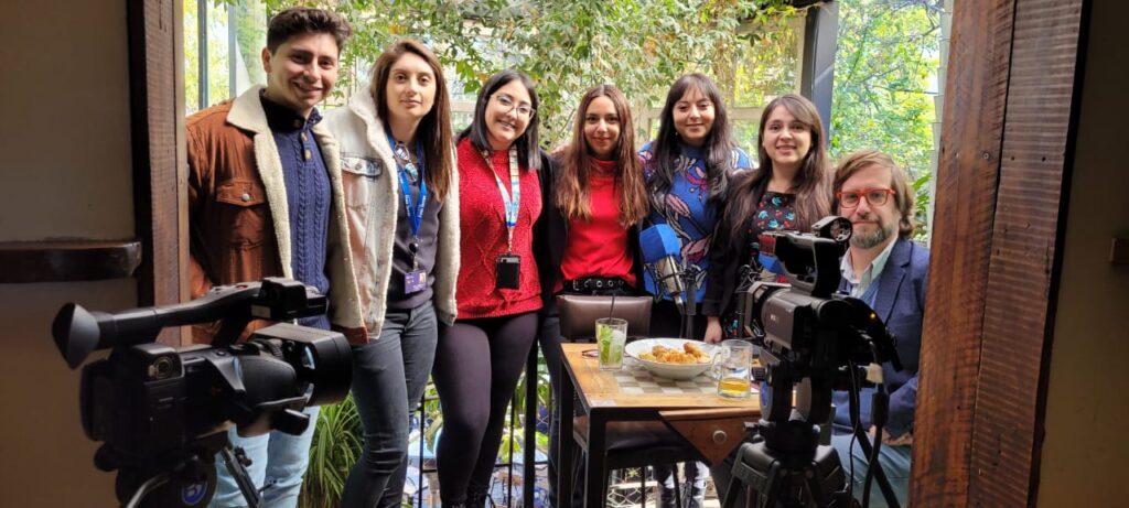 Equipo de la primera grabación de Campus Valdivia
