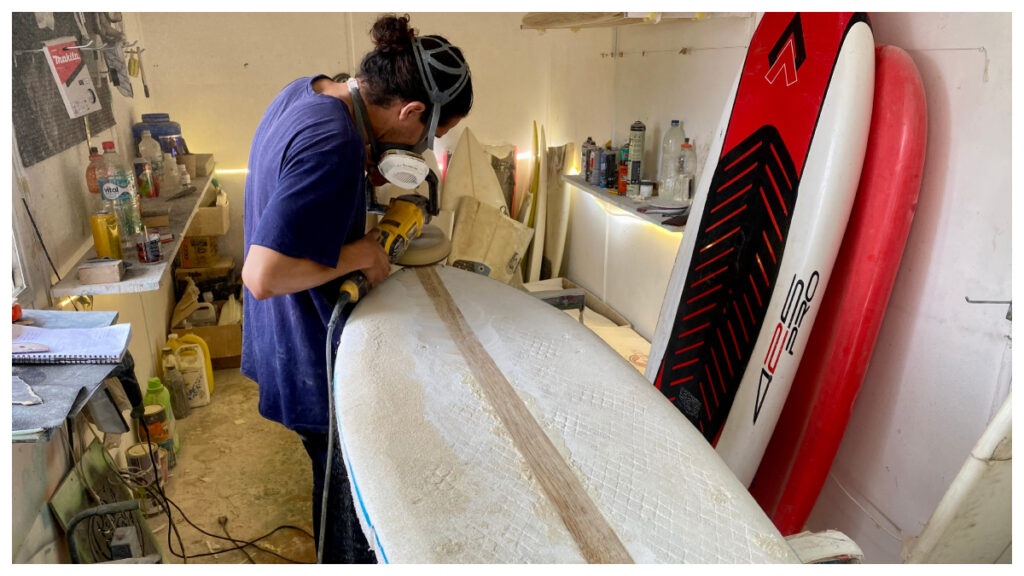 Wave Surf Club, el taller que reparó las tablas de Santiago 2023