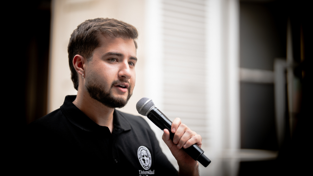 El rostro de Admisión es de Periodismo Finis: «Me gusta porque me voy puliendo» Foto: Diego Jerez